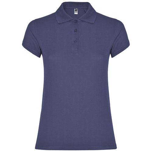 Polo Femme publicitaire coton 200gr Star ROLY Blue Denim